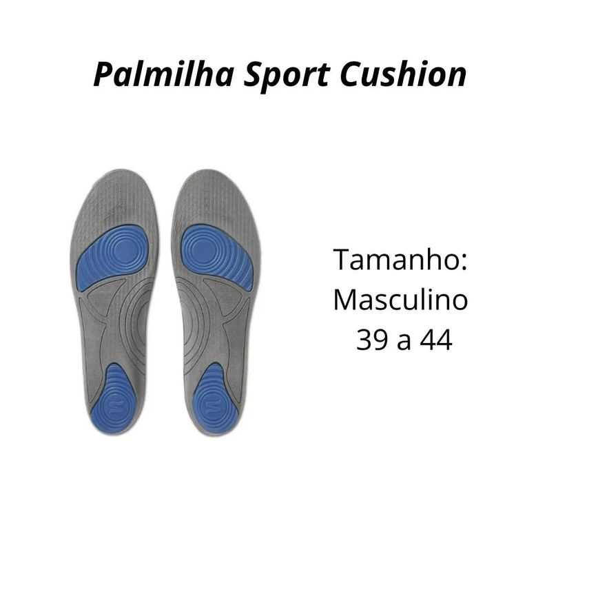 Palmilha Sofcomfort Sport Masculino 39 a 44 Chantal