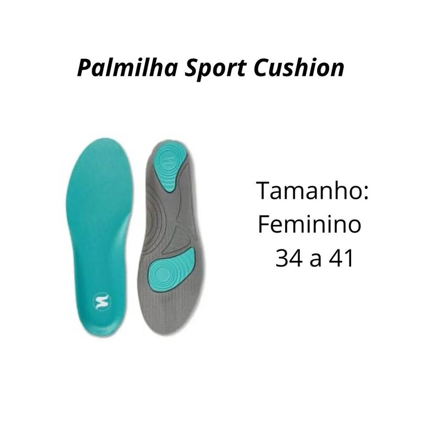 Palmilha Sofcomfort Sport Feminino 34 a 41 Chantal