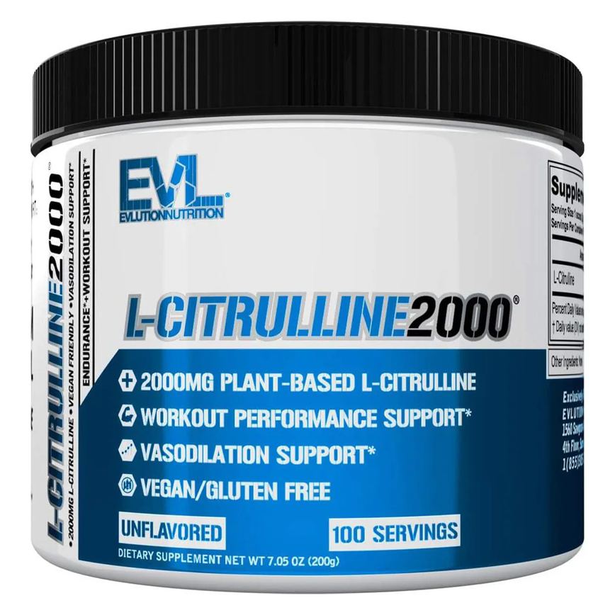 L-citrulina 2000mg 100 Doses Evlution Nutrition