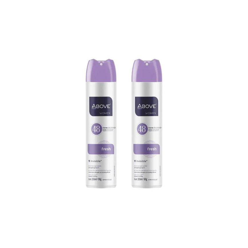 Desodorante Aero Above 150ml Fem Fresh - Kit C / 2un