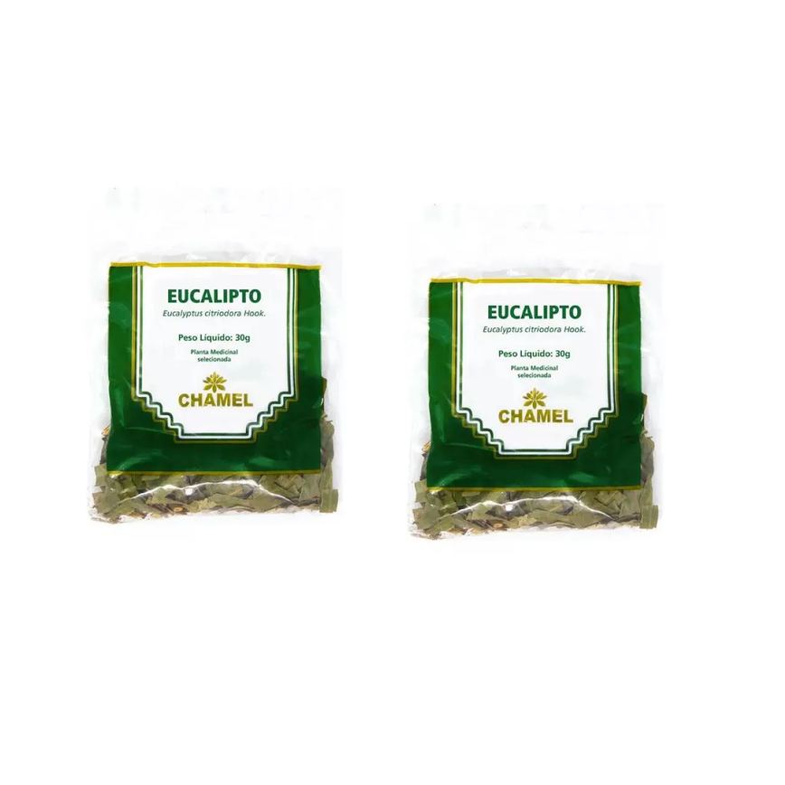 Kit 02 Pacote de Chá de Eucalipto 30g - Chamel