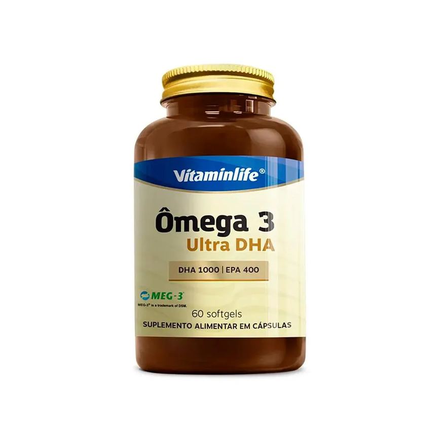 Omega 3 Ultra Dha (60 Cápsulas) - Vitaminlife