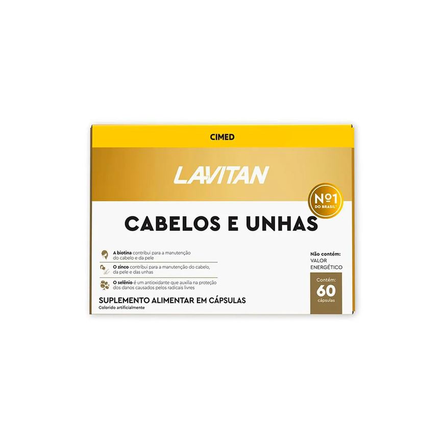 Kit Polivitamínico Lavitan A-Z Mulher 60 comprimidos + Cabelos e Unhas 60 cápsulas
