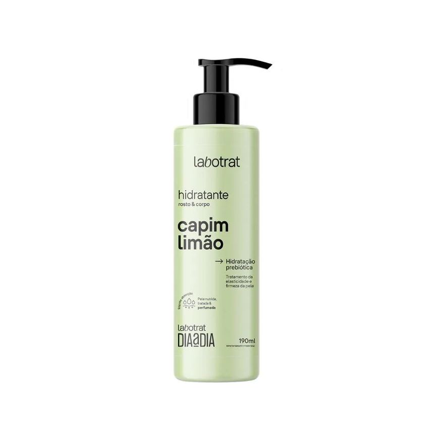 Hidratante Labotrat Rosto e Corpo Capim-limão Dia a Dia 190ml