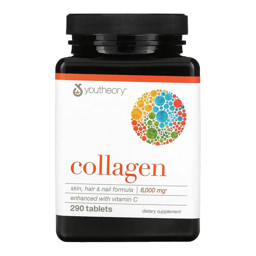 Colágeno 6.000 Mg + Vitamina C 290 comprimidos - Youtheory