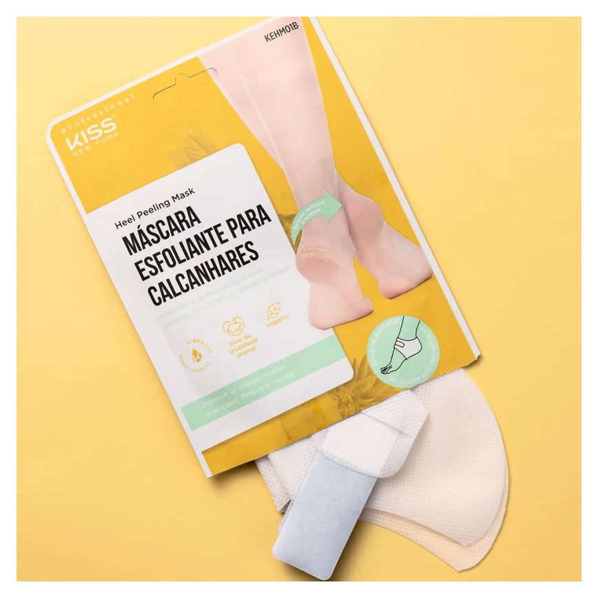 Máscara Esfoliante para Calcanhares - Kiss New York