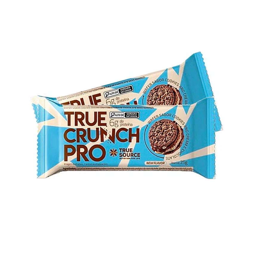 Kit 2X: Wafer Proteico True Crunch Pro Cookies And Cream True Source 25G