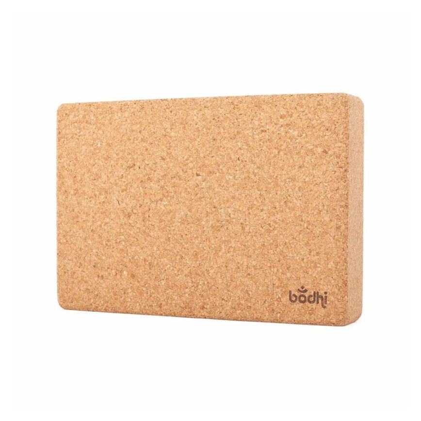 Bloco de Yoga Cortiça Natural - Suporte para Ombros