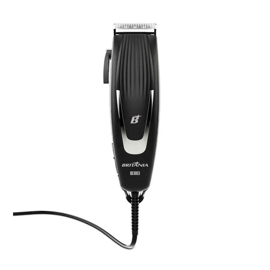 Máquina de Cortar Cabelo Britânia Bcr03 - 18w, 9 Acessórios 220