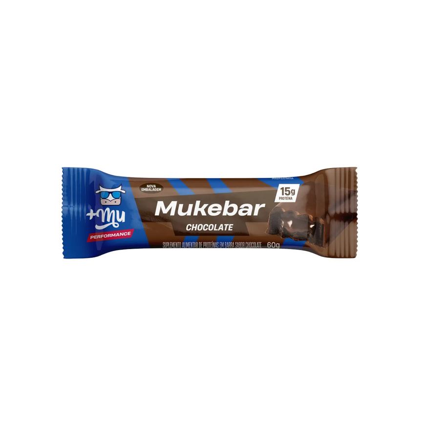 Barra de Proteína Mukebar +Mu Performance Chocolate 60g