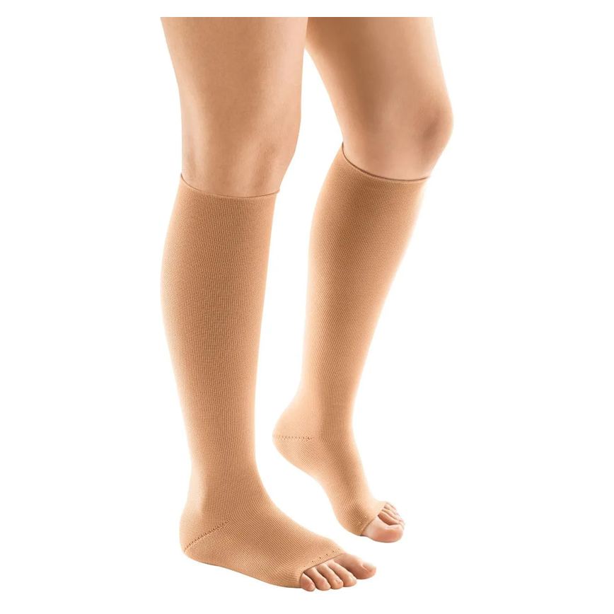 Meia 3/4 Flat Strong Venosan - 30-40mmhg - Aberta - Bege - G - Longa