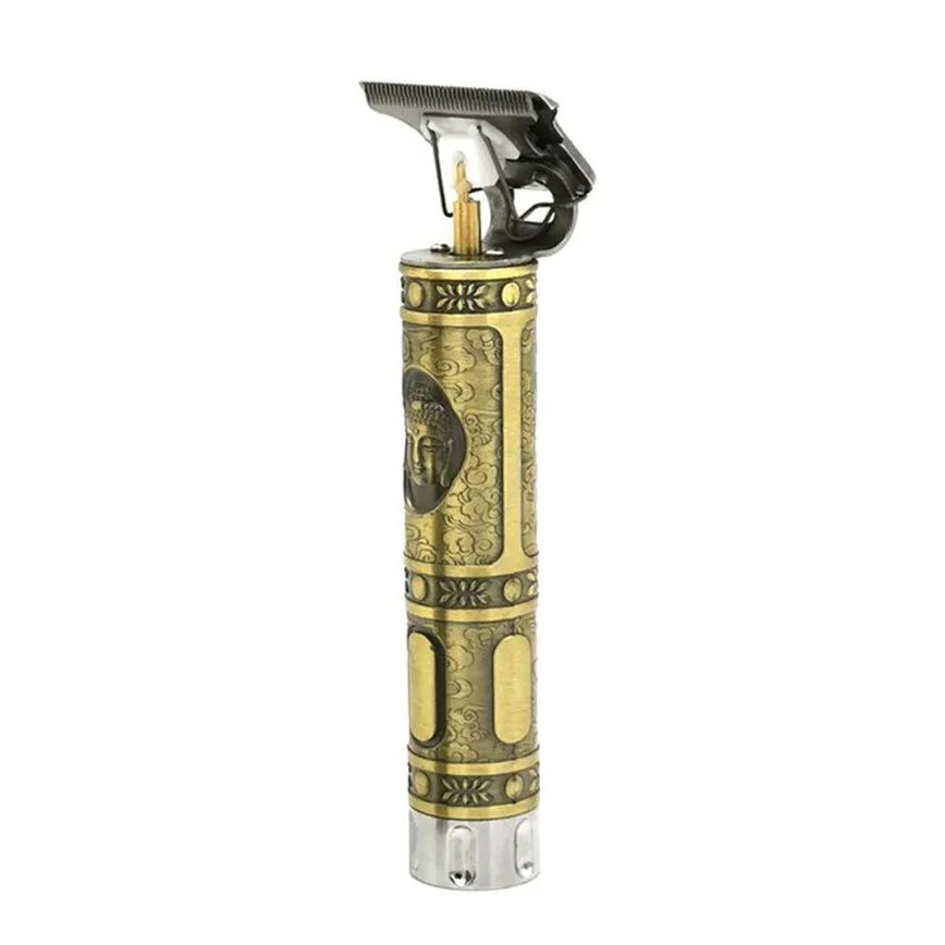 Barbeador Kemei Km-1974b Cordless Elétrica Clipper + Nf