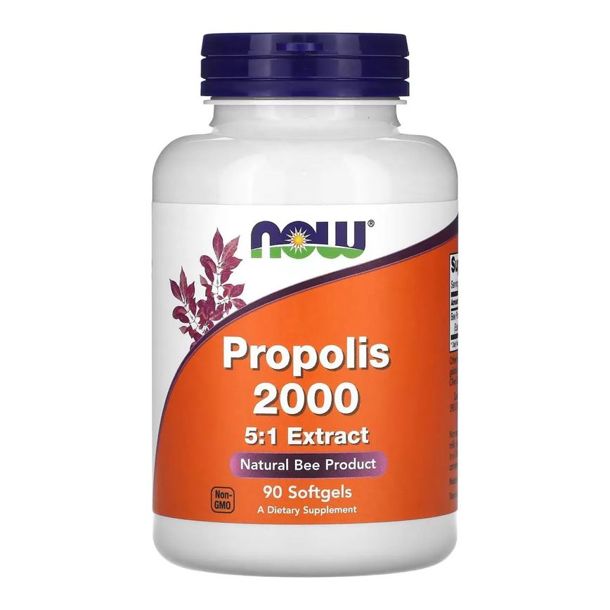 PRóPOLIS 2000 5:1 EXTRATO 90 SOFTGELS - NOW FOODS