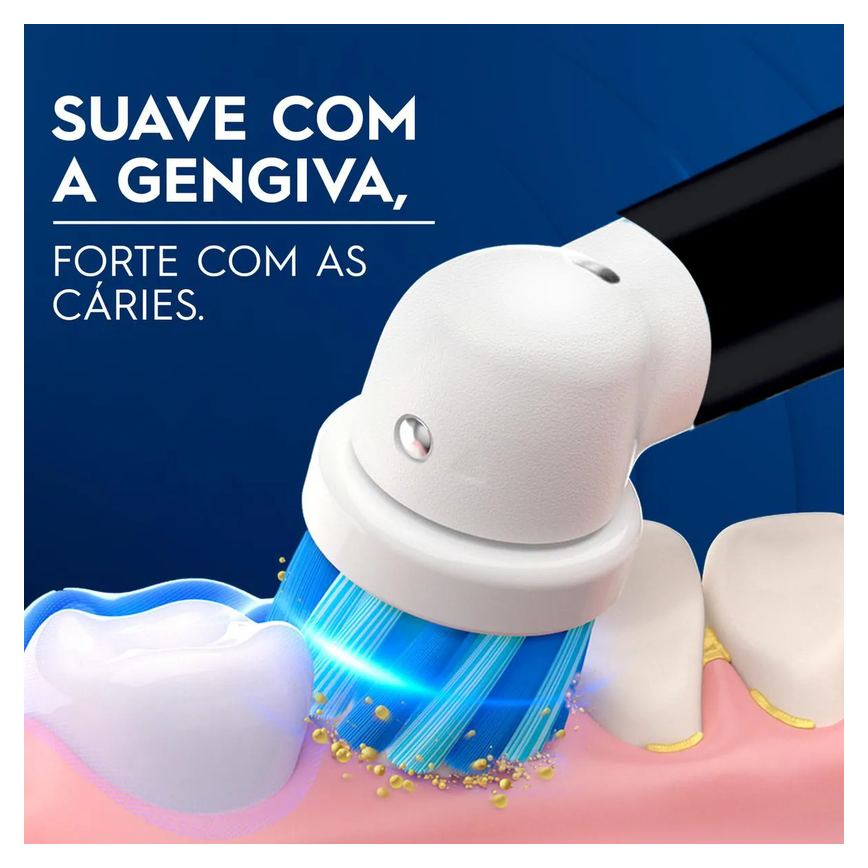 Refil Escova de Dente Elétrica Infantil Oral-B Disney Pixar Carros 2 Unidades