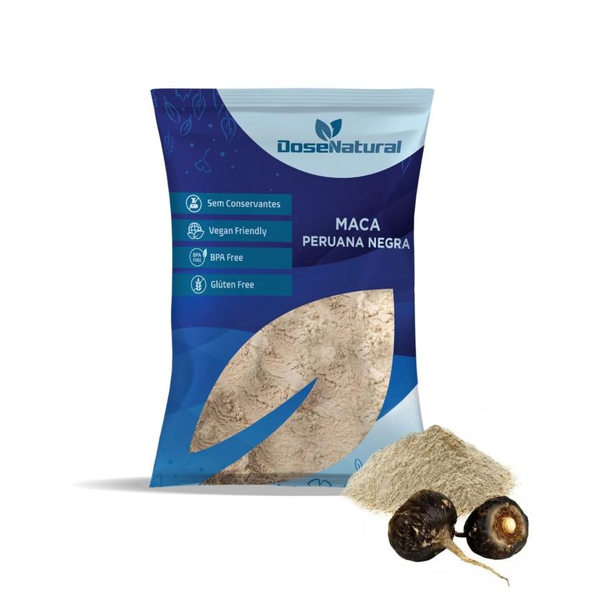 Maca Peruana Negra Premium 100% Pura Importada 500g