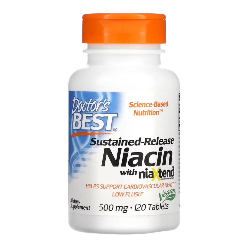 Niacina 500mg 120 Tabletes - Doctor's Best