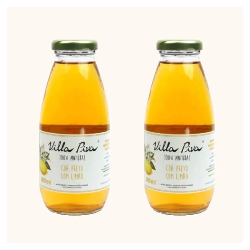 Kit 2x: Chá Preto com Limão Sem Açúcar Villa Piva 300ml