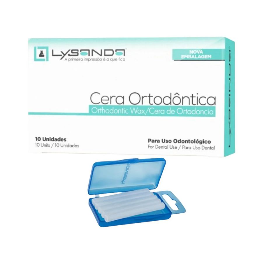 Cera Ortodôntica para Aparelho Proteção Labios 50 Bastões