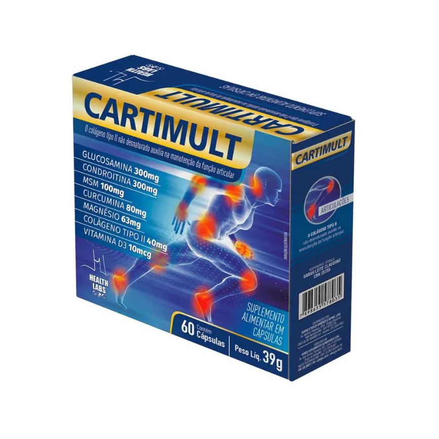 Colágeno Cartmulti 60 cápsulas - Health Labs