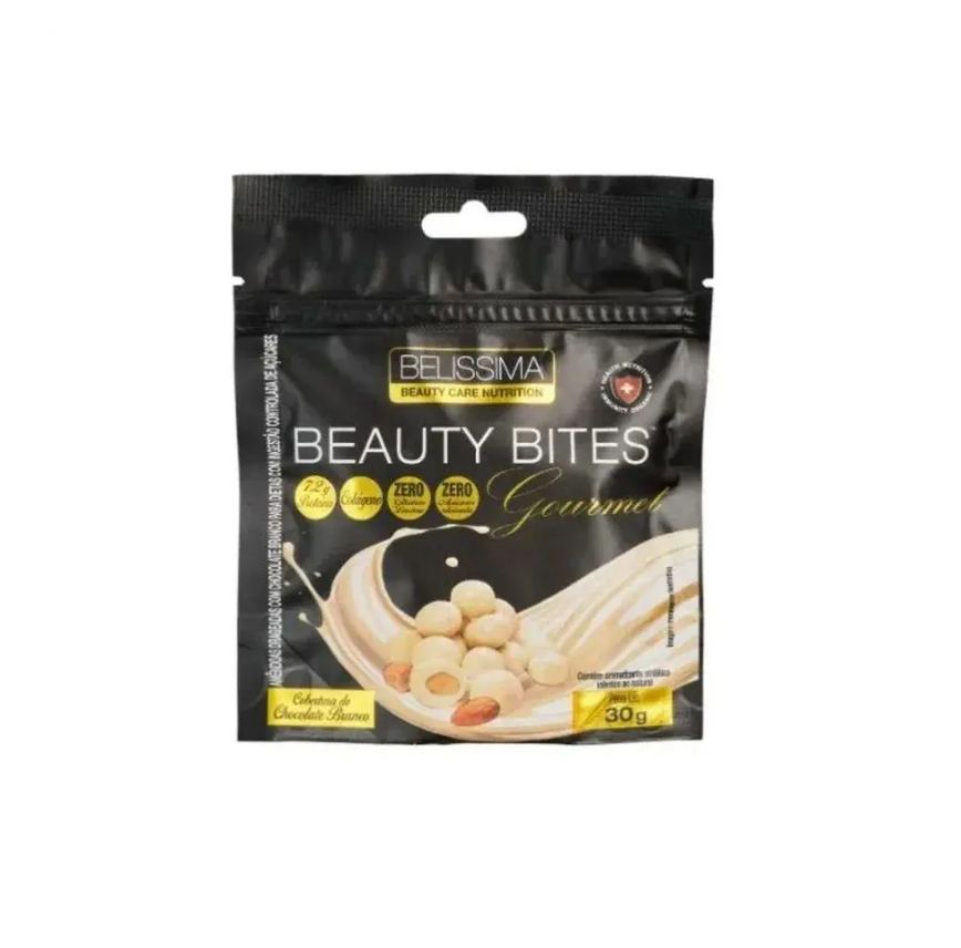 Beauty Bites Gourmet (30g) - Sabor: Chocolate Branco