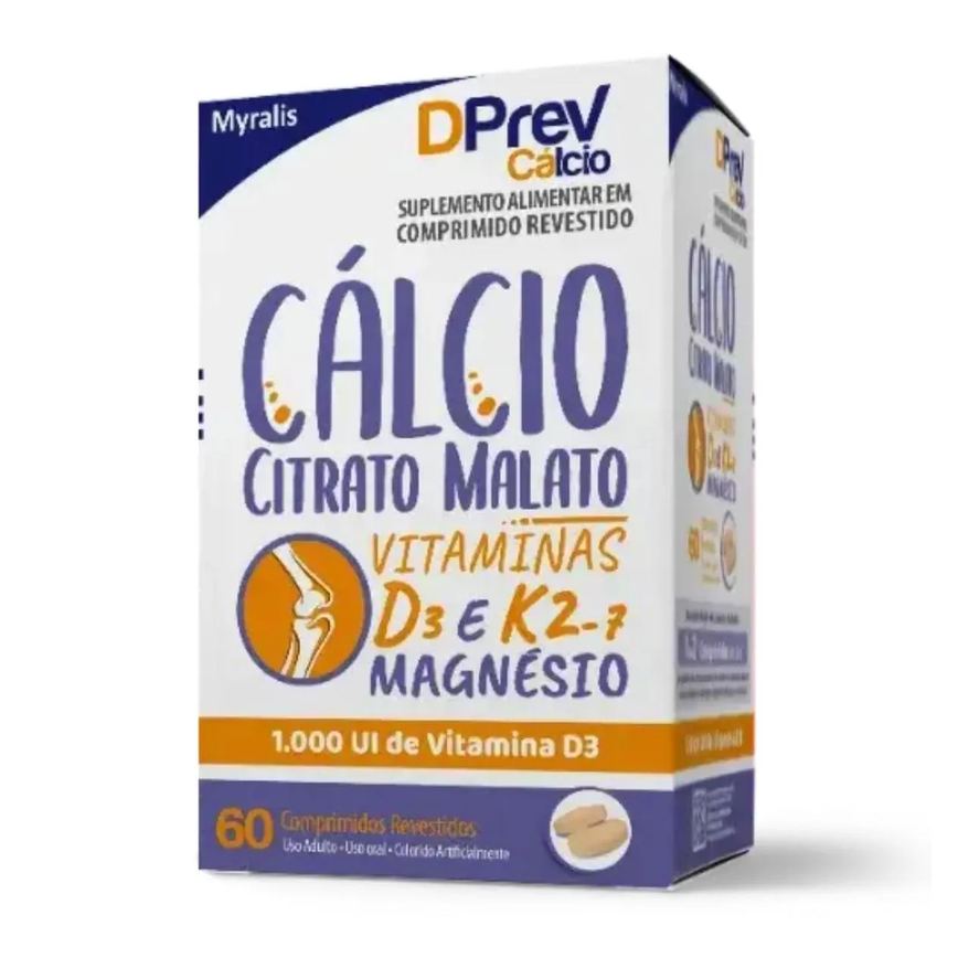 Suplemento Alimentar Dprev Cálcio 1.000 Ui - 60Cpr