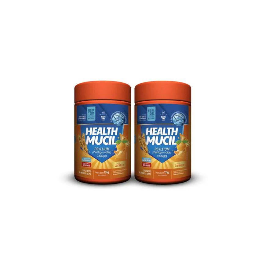 2un Health Mucil 174g Laranja - Health Labs