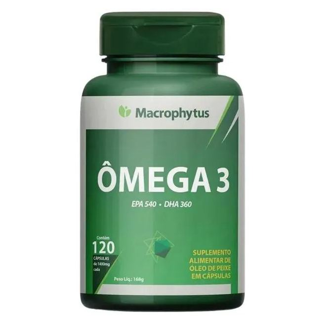 Ômega 3 1400mg Epa/dha 120 Softgels - Macrophytus