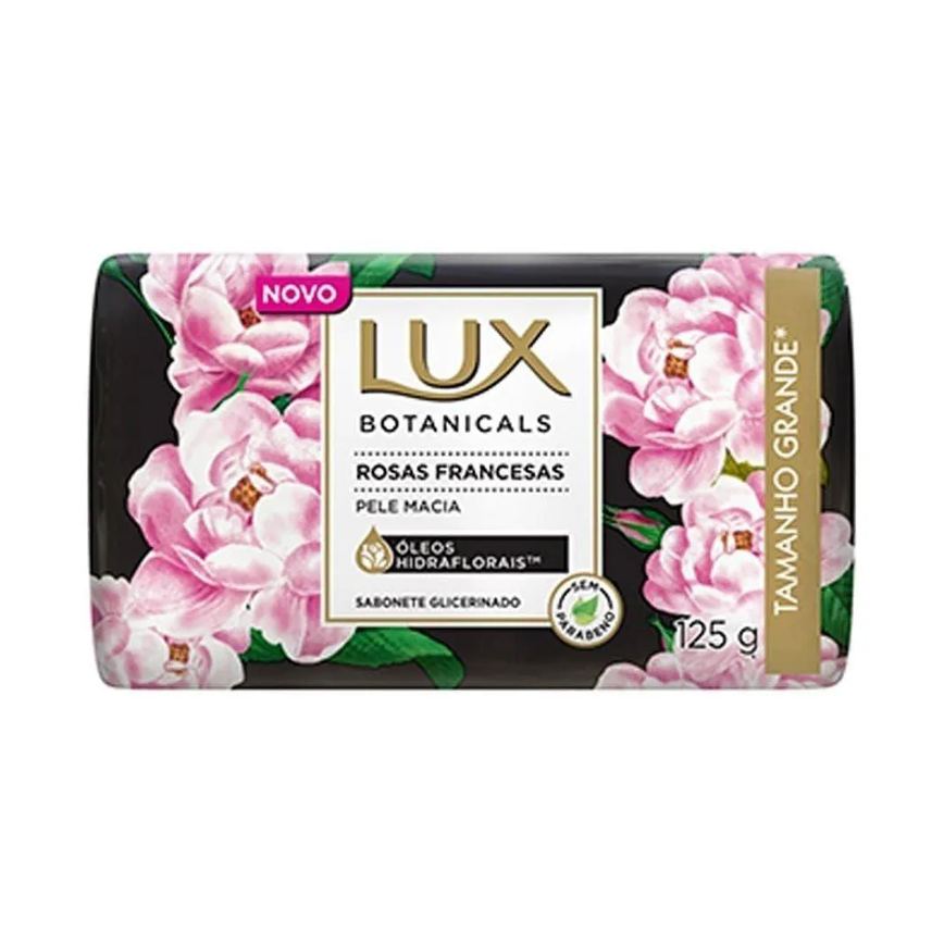 Sabonete Lux Botanicals Rosas Francesas 125g Embalagem com 12 unidades