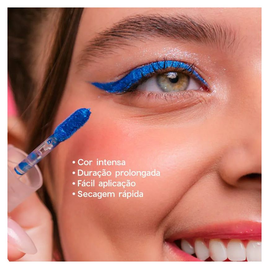 Sombra Líquida Azul - Liquid Eyeshadow Epic 4you 2g
