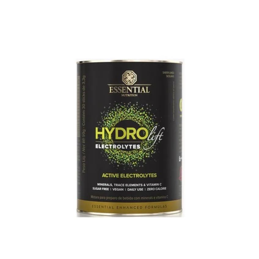 Hydrolift Electrolytes (99g - 30 Sticks de 3,3g) - Sabor: Limão Siciliano