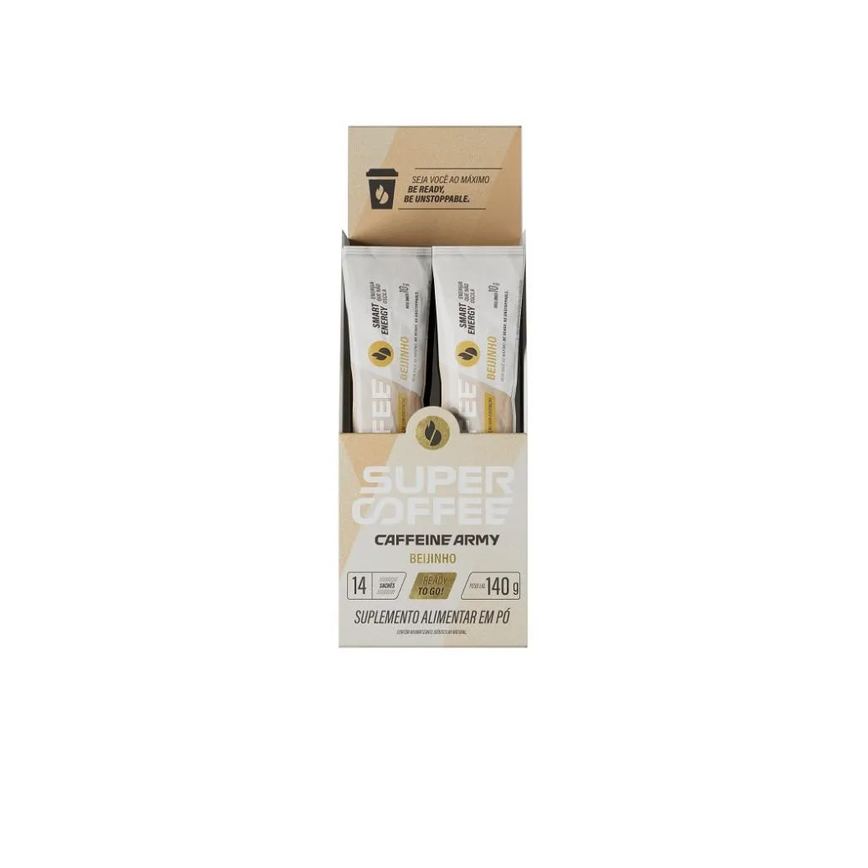 Supercoffee 3.0 To Go Display (14 Sachês de 10g) - Sabor: Beijinho