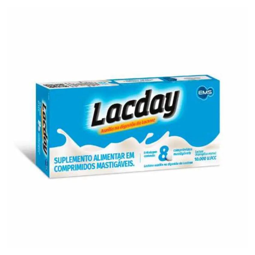 Lacday Ems 8 comprimidos Mastigáveis