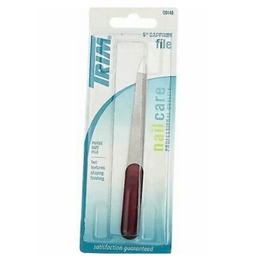 Mini Lixa Safira de Metal para Unhas Trim 9-93pg