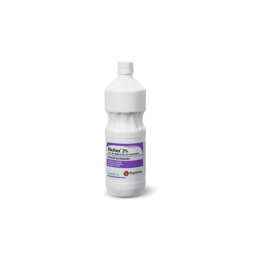 Clorexidina 2% Degermante Rioquimica 1 Litro - Antisséptico