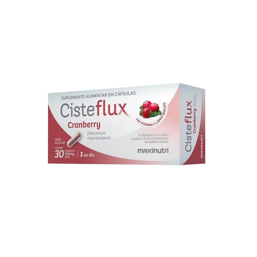 Cisteflux Cranberry 500mg (30caps) - Maxinutri