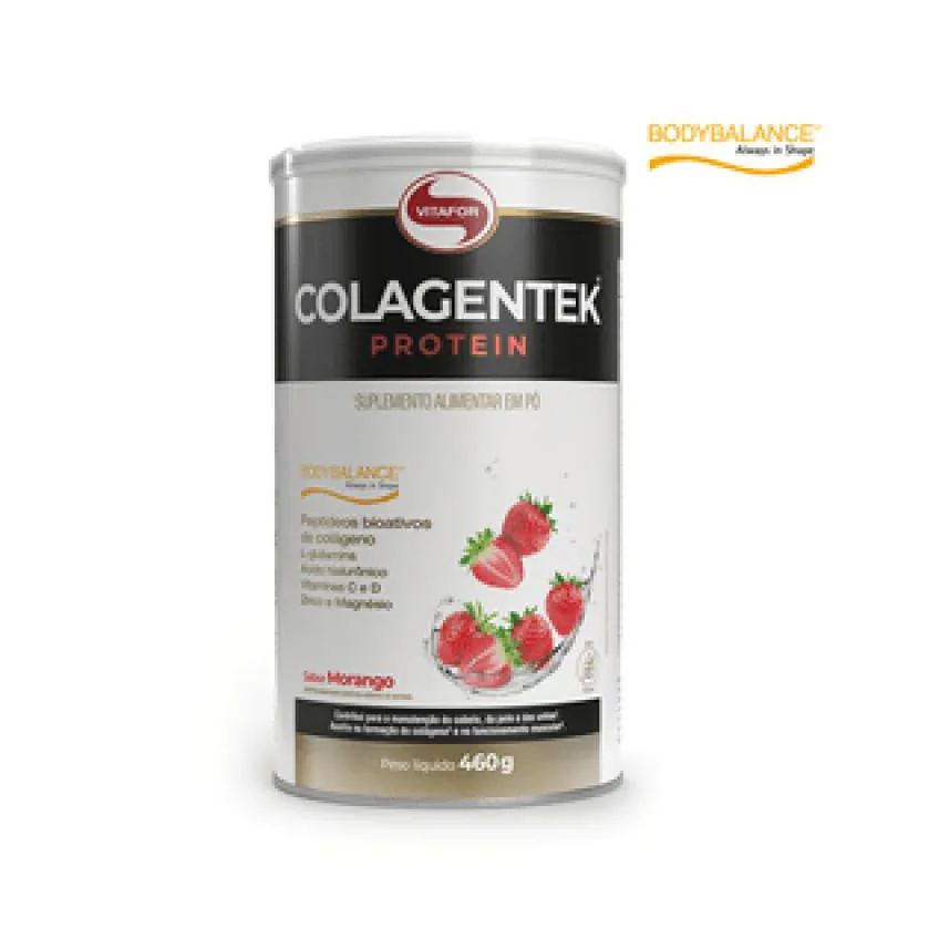 Colagentek Protein Bodybalance Morango Vitafor 460g
