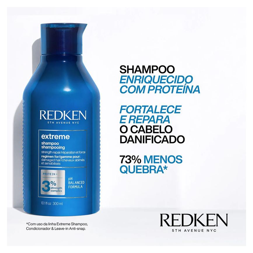 Shampoo Redken Extreme Cabelos Danificados 300ml