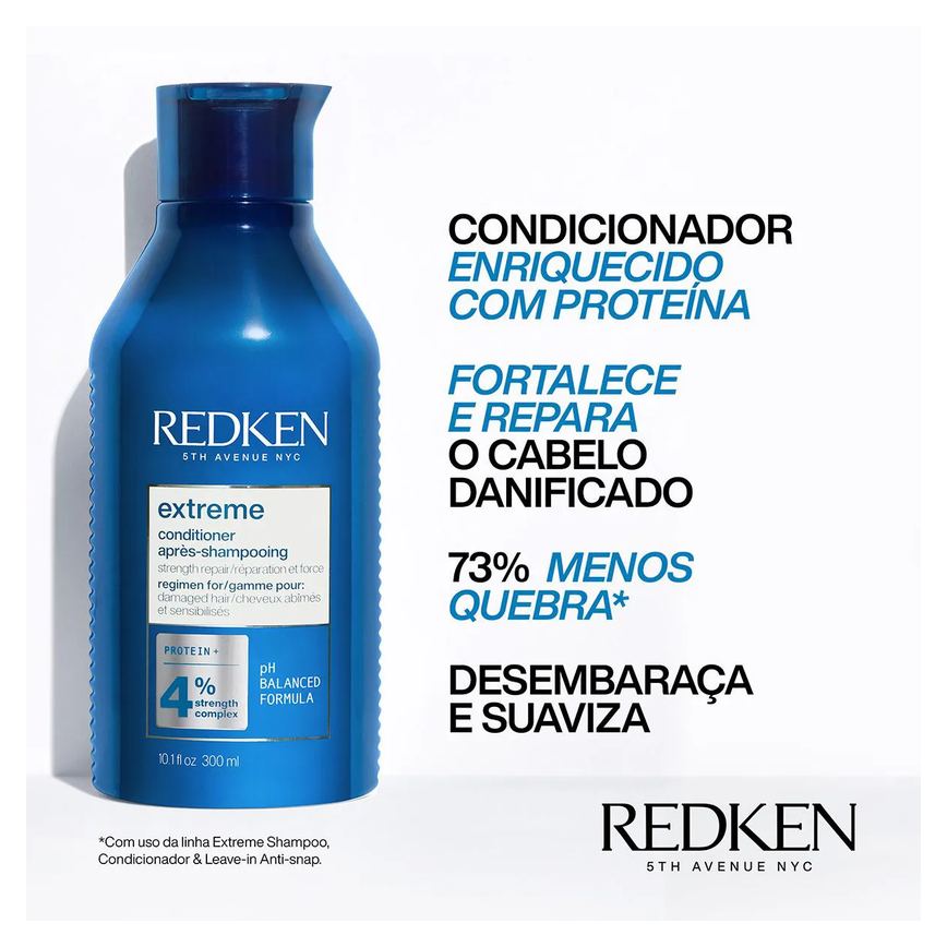 Condicionador Redken Extreme Cabelos Danificados 300ml