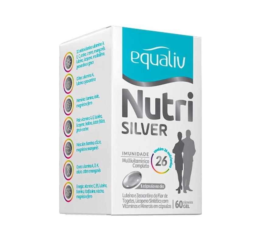 Suplemento Vitamínico Nutri Silver 60 cápsulas - Equaliv