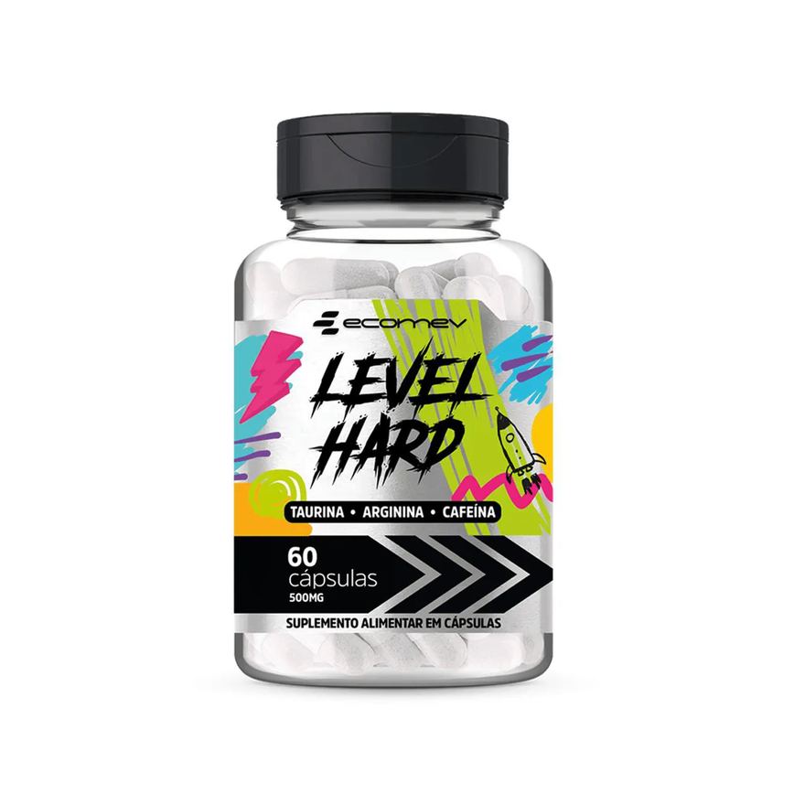 Cafeína Taurina Arginina 1000mg 60 Capsulas Ecomev