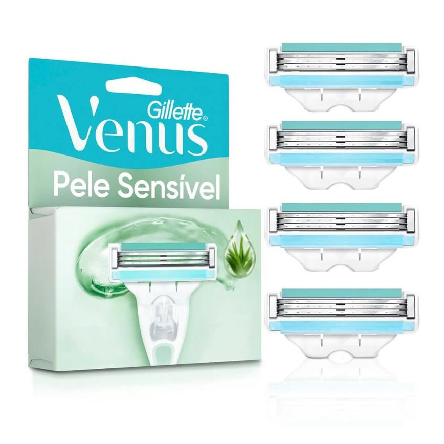 Carga Aparelho Gillette Venus Pele Sensível 4