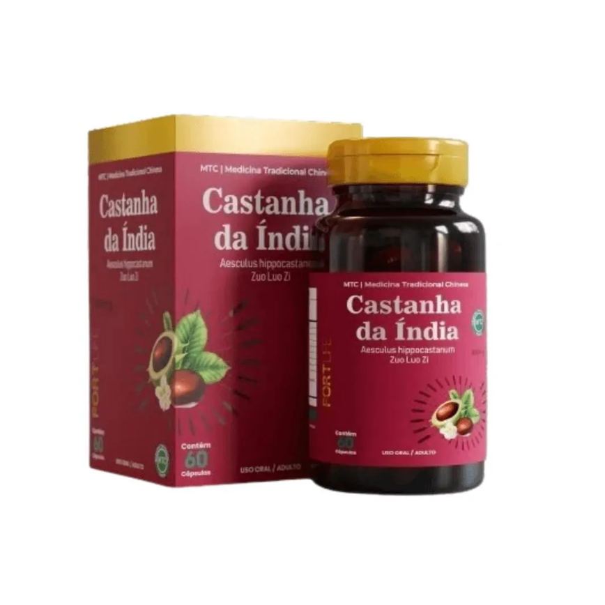 Castanha da India 500mg C 60 cápsulas Fortlife
