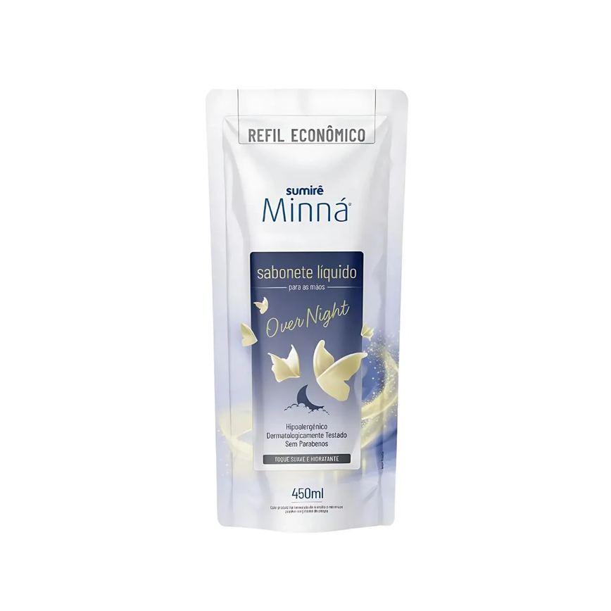 Sabonete Líquida Minná Mãos Sache Over Nigth 450ml