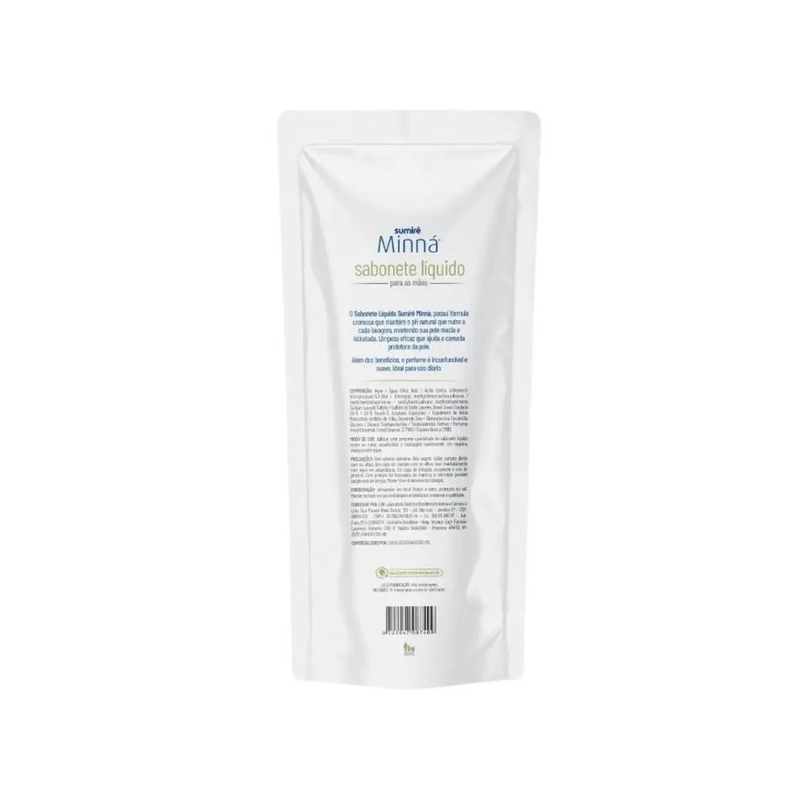 Sabonete Líquido Minná Mãos Sache Milk 450ml