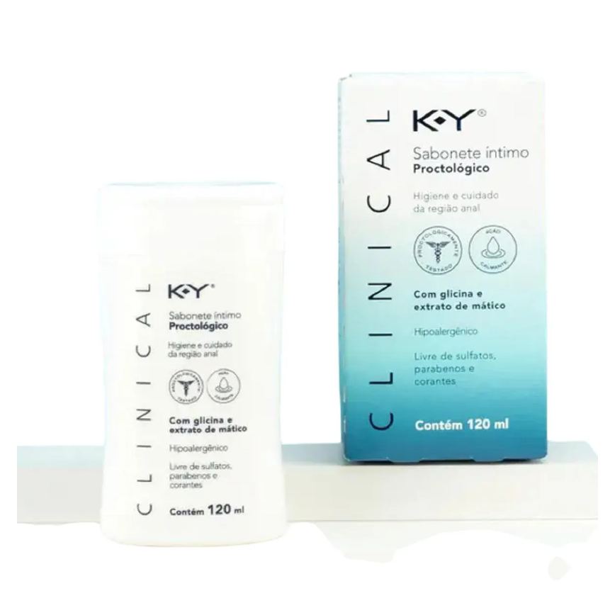 K-y Clinical Sabonete Intimo Proctologico 120ml - Ky