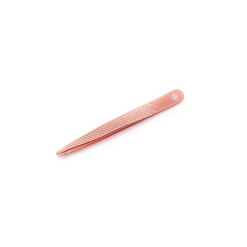Pinça Ponta Diagonal Rose Gold Bc-514 Sobrancelhas Mundial