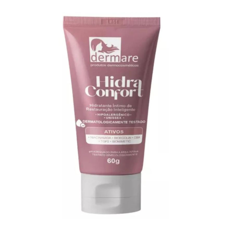 Hidra Confort Hidratante Íntimo 60 G Dermare Creme Intimo