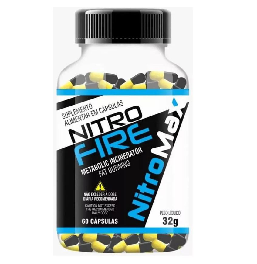 Nitro Fire Cafeina 60cps Nitromax
