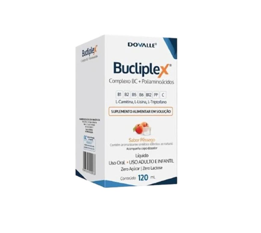 Suplemento Vitamínico Bucliplex Solução 120ml - Dovalle