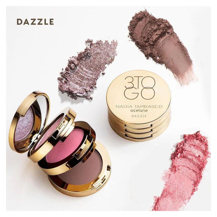 Océane Nádia Tambasco 3 To Go Dazzle - Paleta de Sombras 7,8g